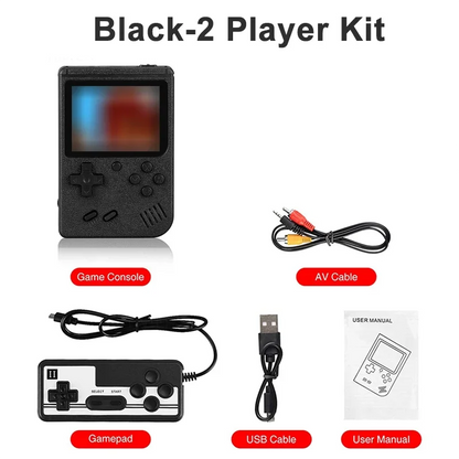 Portable Built-in 400 FC Games 8-Bit Retro Handheld Game Console Case 3.0 Inch LCD Screen Video Game Player Kids New Year Gift