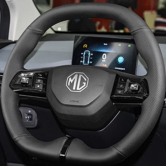 Braid Car Steering Wheel Cover For MG MULAN 2022-2023 Customize Microfiber Leather Steering Wrap Car Accessories