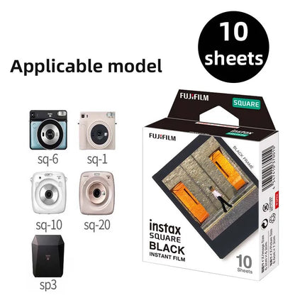 Fujifilm Instax Square Films White Edge Photo Paper For Instax SQ10 SQ40 SQ20 Instant Camera Share SP-3 Printer 10-100 Sheets