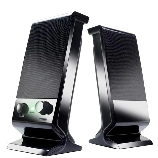Computer Speaker with Volume Control and 3.5 Mm Audio Plug, USB-Powered Desktop Speaker，Compact and Delicate Laptop Speakers