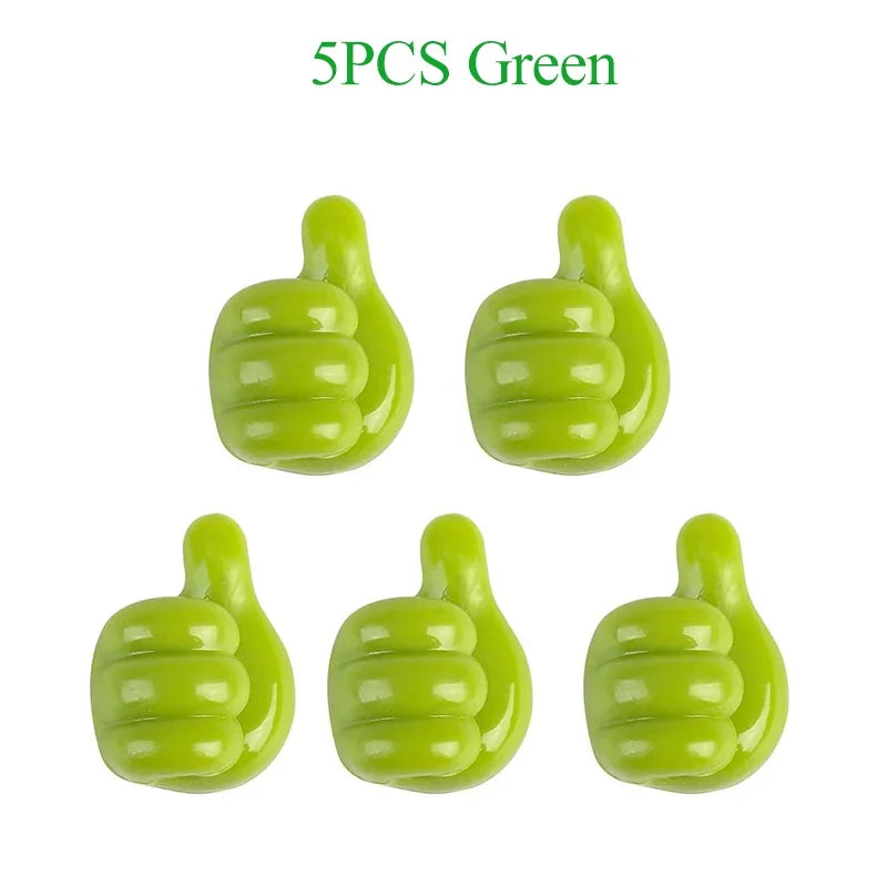 5/15pcs Cable Holder Clips Thumb Hook Wire Wall Hook Hanger Storage Cable Organizer For Earphone Line Mouse Wire