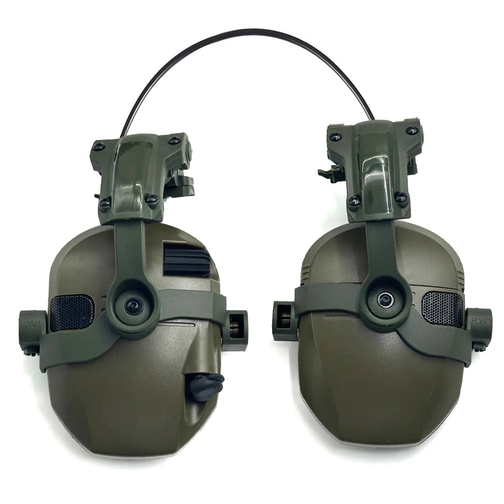 Electronic Hunting Noise-Canceling Earmuff Tactical Active Hearing Protection Headset Sound Pickup Headphone NRR 23dB