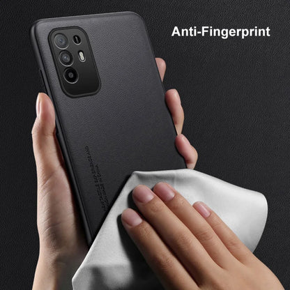 Luxury PU Leather Case For OPPO Reno 5Z Reno5 Z A94 5G Back Cover Matte Silicone Phone Case For OPPO A95 5G F19 Pro Plus Reno5Z