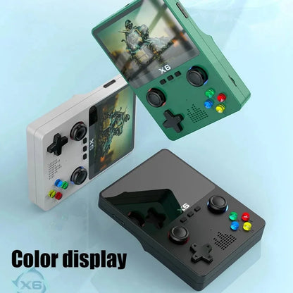 3.5 Inch X6  IPS Screen Handheld Game Players Dual Joystick 10000+ Game Retro Devices Portable Game Consoles