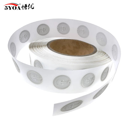 5YOA UID Wet Inlay Tag 25MM Rewritable Electronic RFID Clone 13.56Mhz 1K S50 Changeable Smart Chip Card NFC Replicator Copy