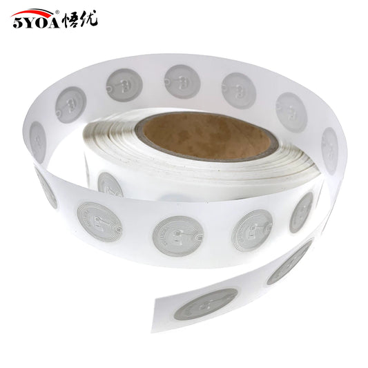 5YOA UID Wet Inlay Tag 25MM Rewritable Electronic RFID Clone 13.56Mhz 1K S50 Changeable Smart Chip Card NFC Replicator Copy