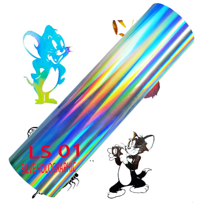 21cm x 120m Gold And Silver Laser Printer Holographic Hot Roll Stamp Toner Reactive Minc Foil