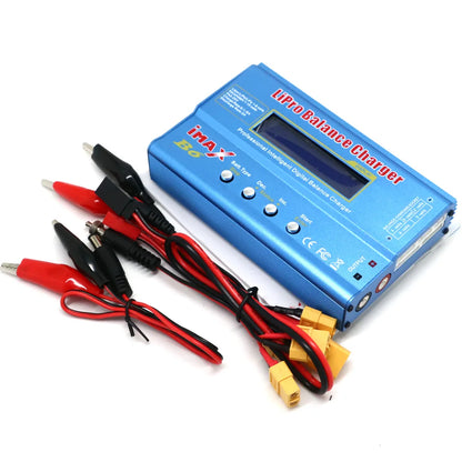iMAX B6 80W 6A Battery Charger Lipo NiMh Li-ion Ni-Cd Digital RC Balance Charger Discharger + 15v 6A Power Adapter+Charge Cable