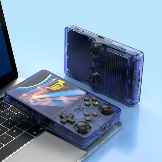R36plus 4-Inch Large Screen Upgraded WiFi Retro Handheld Game Console Linux System Portable Pocket Video Player Games Kid Gift