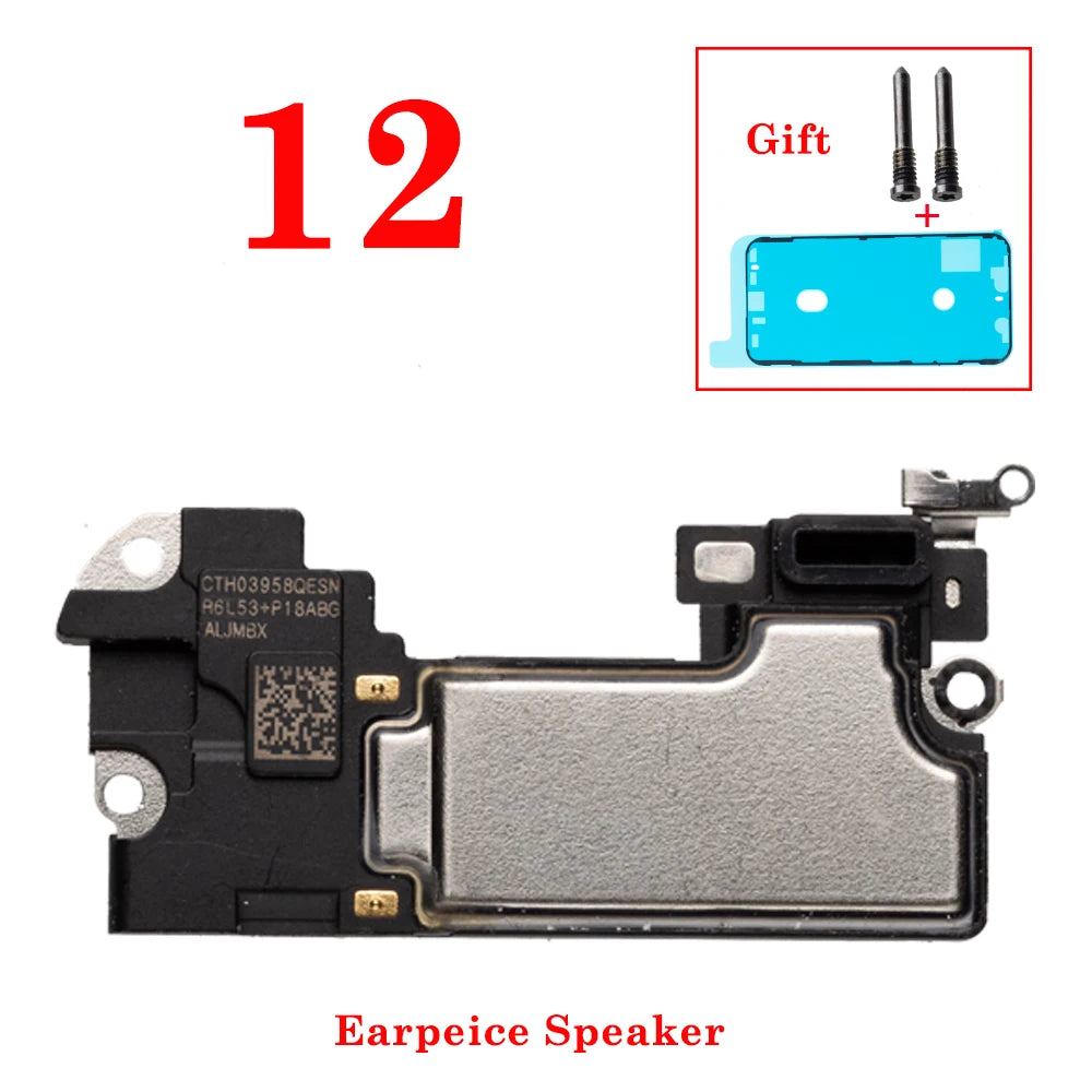 Earpiece Top Speaker Repair Part For iPhone X XR XS 11 12 13 14 Mini Pro Max Plus Ear Listening Speaker Ringer inner Flex Cable
