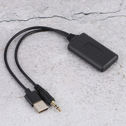 AUX Stereo Connector 3.5mm/0.14in Car AUX Audio Cable Wireless Bluetooth Receiver Adapter HIFI Stereo Music Auto Accessories