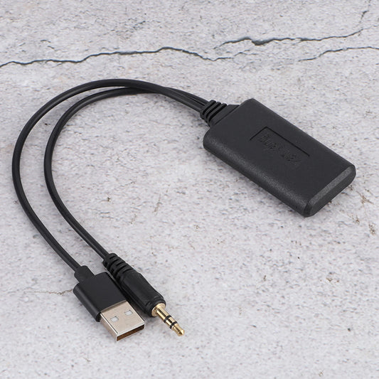 AUX Stereo Connector 3.5mm/0.14in Car AUX Audio Cable Wireless Bluetooth Receiver Adapter HIFI Stereo Music Auto Accessories