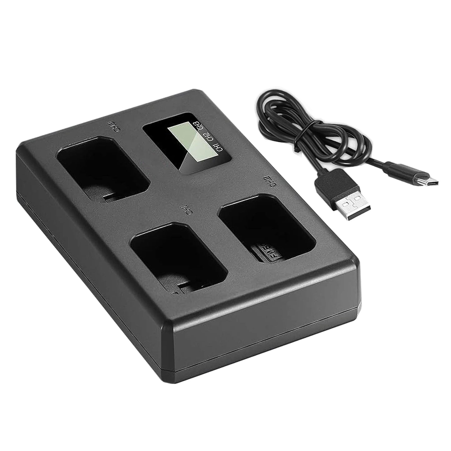 NP-FW50 NPFW50 Battery Charger 3 Slot Charger for Sony Alpha ZV-E10 A6400 A6500 A6300 A6000 A7 A7R A7RII A7II A7SII A7S A7RII