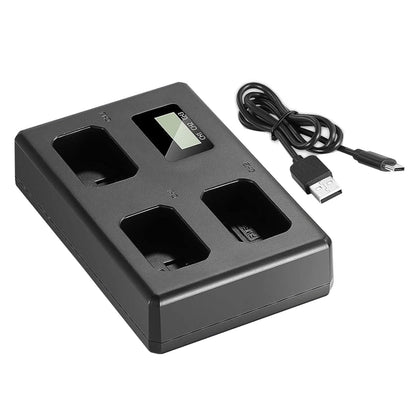 NP-FW50 NPFW50 Battery Charger 3 Slot Charger for Sony Alpha ZV-E10 A6400 A6500 A6300 A6000 A7 A7R A7RII A7II A7SII A7S A7RII