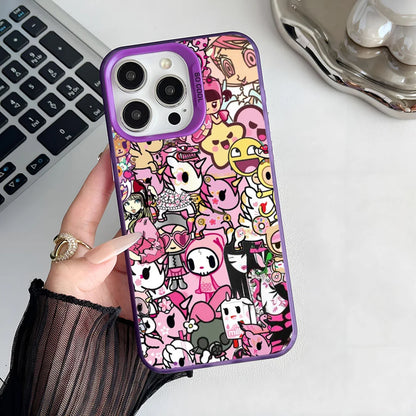 Epc Japan T-Tokidokis Phone Case IMD Phone Case For IPhone 16 15 14 13 12 11 Pro Max Plus Color Silver Cover
