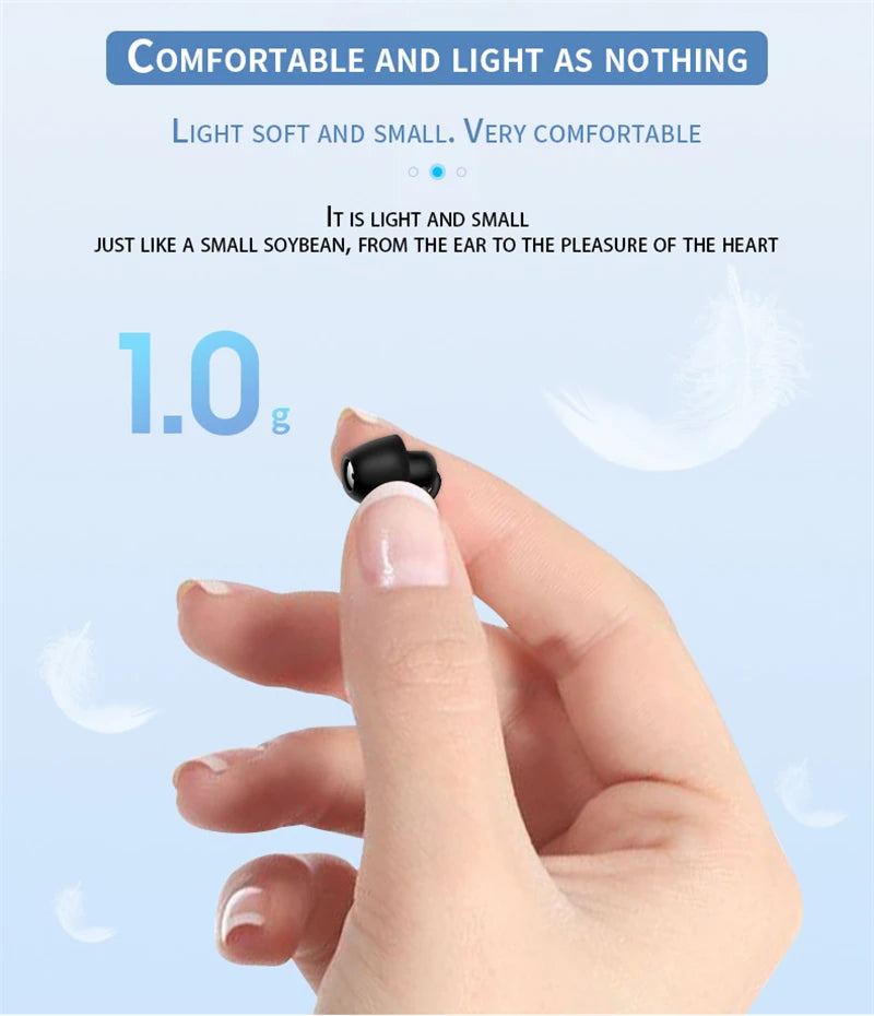 3.5mm Spring Earphones Single Side Bluetooth Headphones In Ear Heavy Bass Earbuds Wired Headset for Mobile Phone MP3 Computer