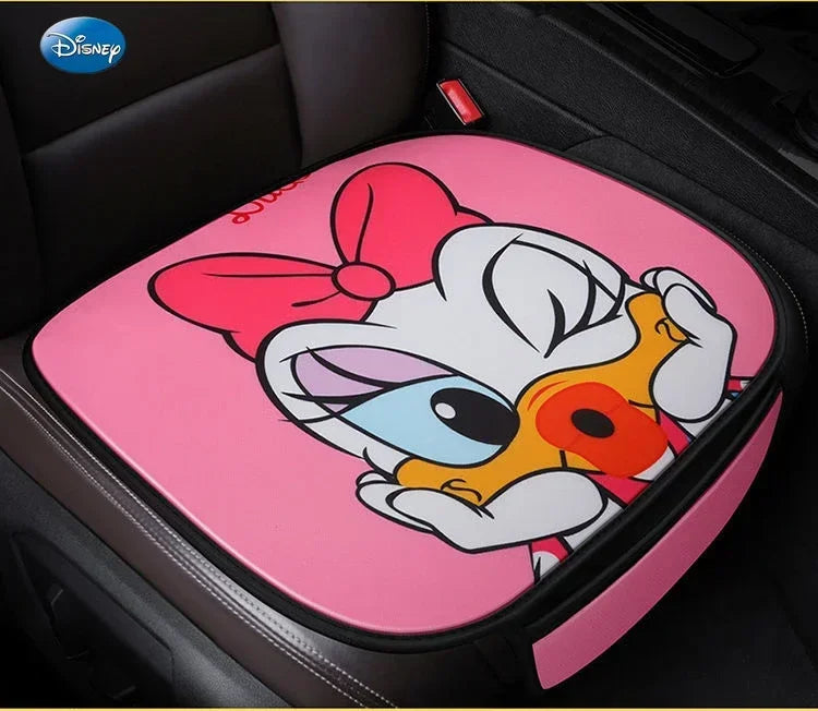 Disney Stitch Car Seat Covers 4PCS Universal Fit, Cute Cartoon Soft Protectors for Women Girls Auto Accessories, All-Season Dura
