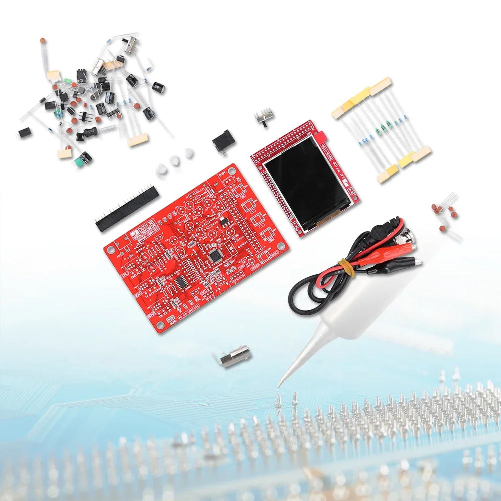 DSO138 Digital Oscilloscope DIY Kit 2.4inch TFT Digital Oscilloscope Kit DIY Parts Electronic Learning Set