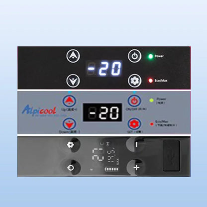 Alpicool Car Refrigerator Control Panel Small Freezer Portable Cooler for Home Use Vehicle Truck Cold Mini Fridge With Bluetooth