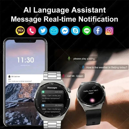 GT5 PRO Smart Watch Men Watch 5 Pro AMOLED HD Screen Bluetooth Call GPS Tracker NFC Heart Rate Waterproof SmartWatches 2024 New