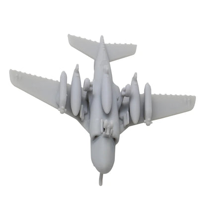 5PCS EA-6b Prowler Electronic Warfare Aircraft Length 26mm/45.5mm/52mm Electric Fighter Aeroplane for DIY Hobby Toys Display