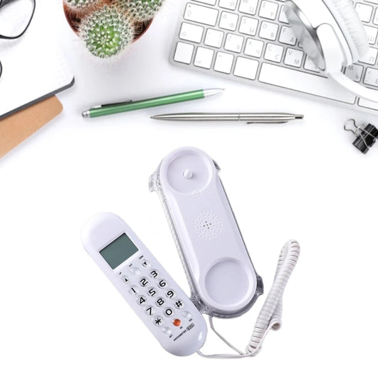 Crystal Base Mini Telephone Fixed Landline Phone B365 Small Wall mounted Phone