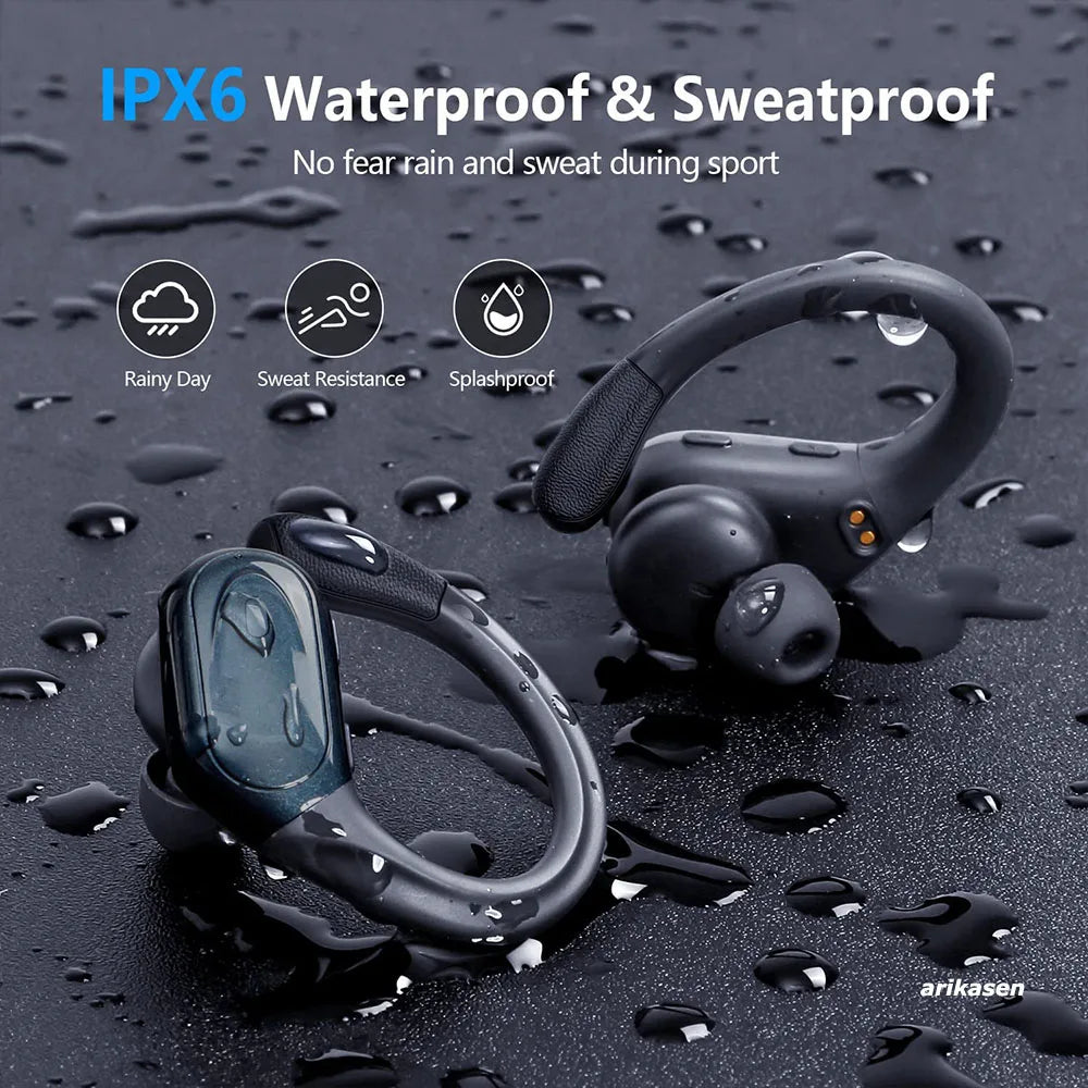 Ear buds Wireless Earbuds Bluetooth 5.3 Headphones 75hrs Playtime with Digital Display Sports Wireless Headphones with Earhook