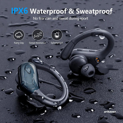 Ear buds Wireless Earbuds Bluetooth 5.3 Headphones 75hrs Playtime with Digital Display Sports Wireless Headphones with Earhook