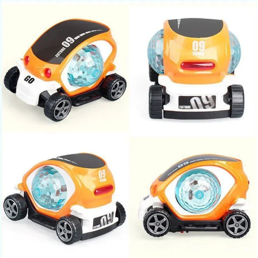 Baby Car Toys Toddler Crawling Sensory Toy Car Toys Electronic Car Tummy Time Gift for Kids 1 2 Year Old Boy Birthday Gifts