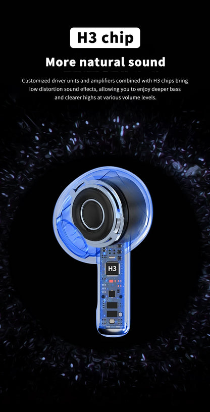 Ear Buds For Iphone Headphones with Space Voice/Shared Audio/Wireless Charging/BT5.3 in-Ear Hi-fi Stereo Wireless Earbuds