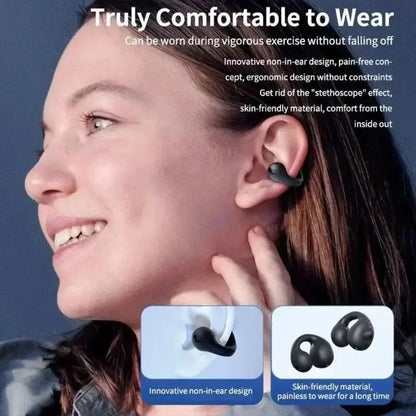 Original T75 Bone Conduction Wireless Bluetooth 5.3 Headphones Sports Earphones HiFi Sound Quality Waterproof TWS Headset