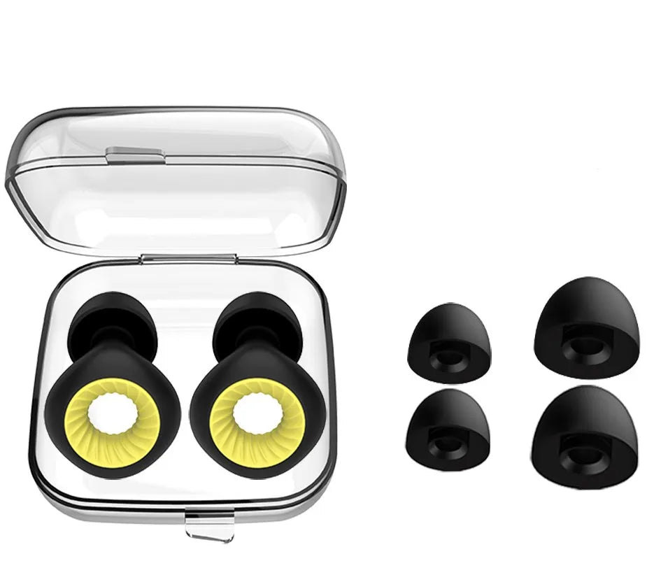 Earbuds for Noise Cancellation, Reusable Silicone Ear Tips, Noise Cancelling, Water Resistant and Comfortable 2 pairs of Waterpr