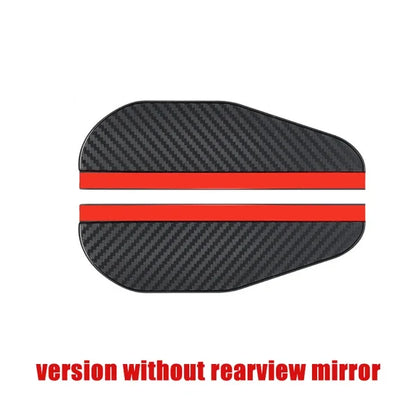 Car Rearview Mirror Rain Eyebrow Carbon Fiber Auto Side Mirrors Protector Blind Spot Mirror Visor Rain Shield Car Accessories