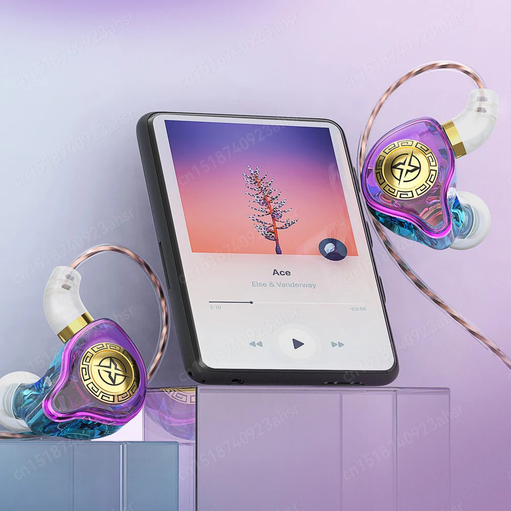 HiFi Wired Earphone In Ear Monitor Headphones with Microphone Sport Noise Cancelling Headset Dynamic Bass Earbuds Gaming Gift X7