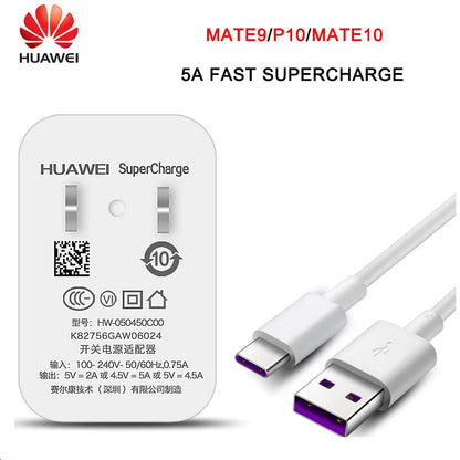 HUAWEI P30 Lite SuperCharge Fast Charger 5A Type C USB C Data Cable For P9 P10 P20 Plus Mate 9 10 20 Pro 20X Honor 10 20 V20 V10
