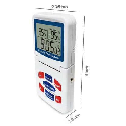 Wireless Meat Food Thermometer for Cooking Oven Grill BBQ Steak Turkey Smoker Kitchen Smart Digital Bluetooth Barbecue