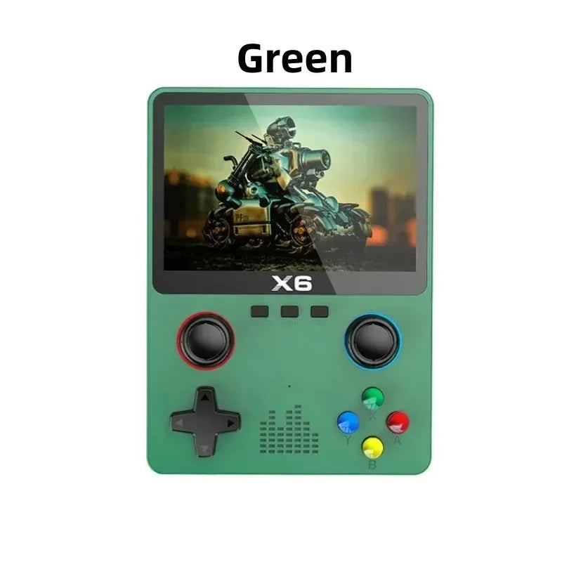 3.5 Inch X6  IPS Screen Handheld Game Players Dual Joystick 10000+ Game Retro Devices Portable Game Consoles