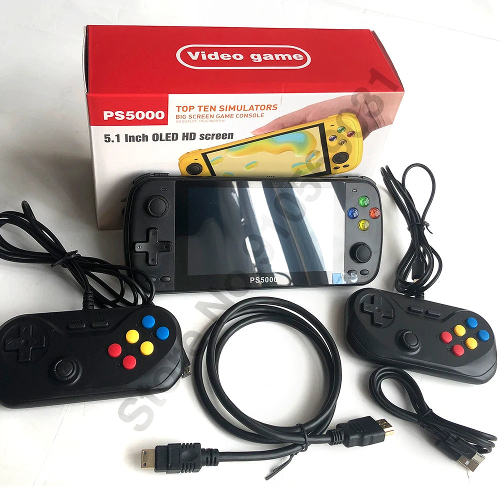PS5000 5 inch Portable Handheld Game Console for PS1/MAME/MD/NES/SNES Video  Gaming Modern Portable gaming console