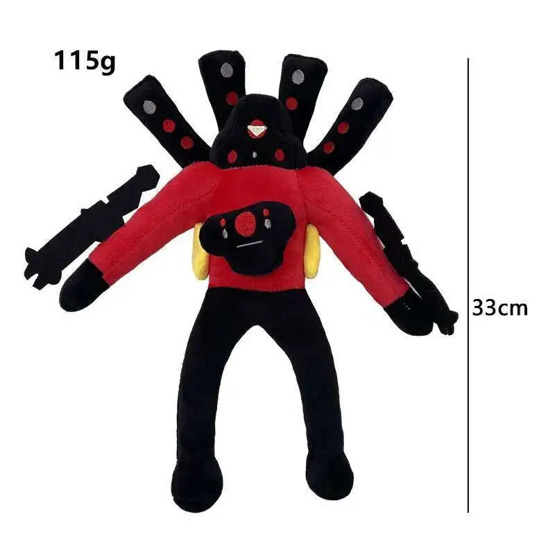 Skibidi Toilet Astro Duchess Speaker Plush Toy Skibidi Toilet TV Man Upgraded Speakerman Cameraman Stuffed Animal Soft Toy Gift