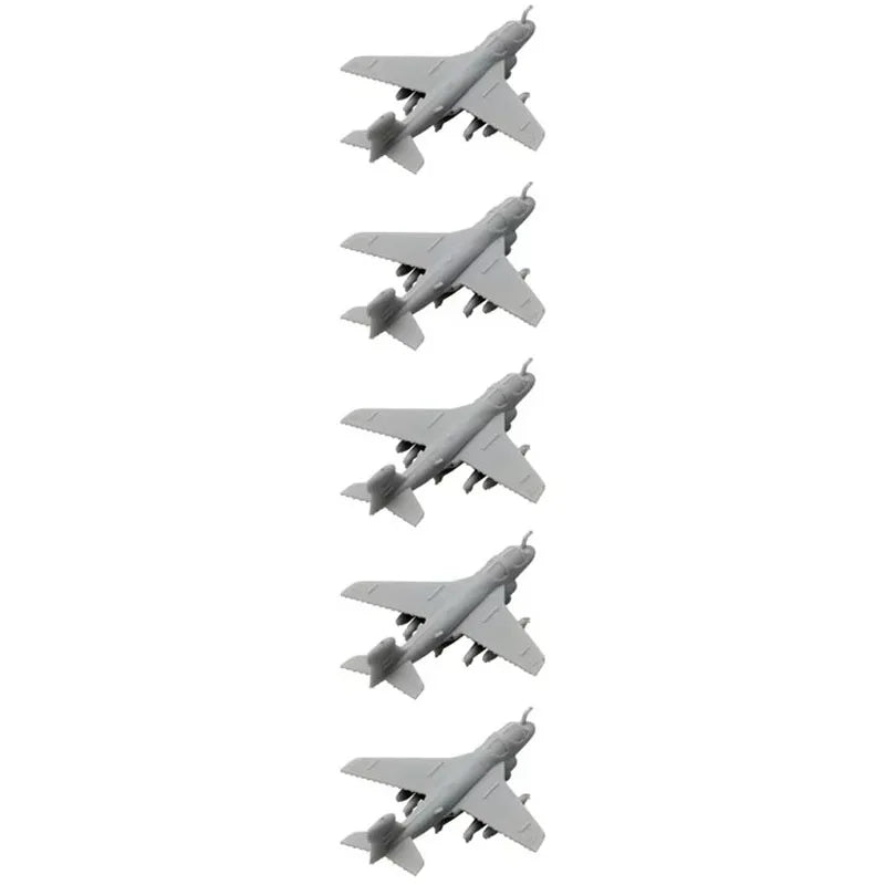 5PCS EA-6b Prowler Electronic Warfare Aircraft Length 26mm/45.5mm/52mm Electric Fighter Aeroplane for DIY Hobby Toys Display