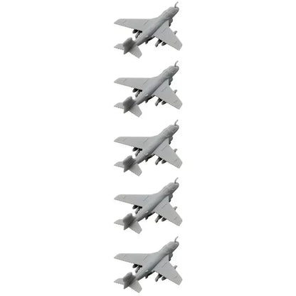 5PCS EA-6b Prowler Electronic Warfare Aircraft Length 26mm/45.5mm/52mm Electric Fighter Aeroplane for DIY Hobby Toys Display