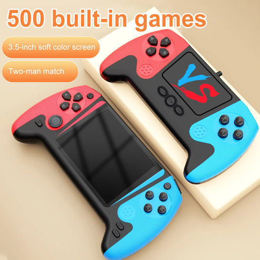 Retro Handheld Game Console 3.5inch LCD Screen Built-in 500 Games Gaming Console 1200mAh Portable Game Console for Kids Adults