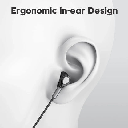 EARDECO 3.5mm Hifi Wired Earphone Earbuds in-Ear Wired Headphones Bass Earphones with Microphone for Clear Calls Noise Isolating