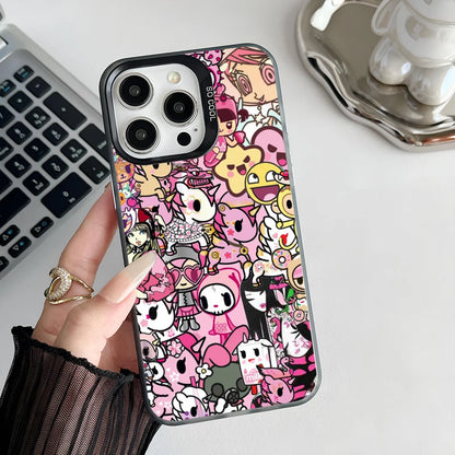 Epc Japan T-Tokidokis Phone Case IMD Phone Case For IPhone 16 15 14 13 12 11 Pro Max Plus Color Silver Cover
