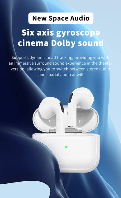 Ear Buds For Iphone Headphones with Space Voice/Shared Audio/Wireless Charging/BT5.3 in-Ear Hi-fi Stereo Wireless Earbuds