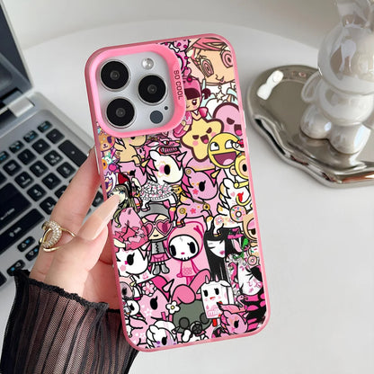 Epc Japan T-Tokidokis Phone Case IMD Phone Case For IPhone 16 15 14 13 12 11 Pro Max Plus Color Silver Cover