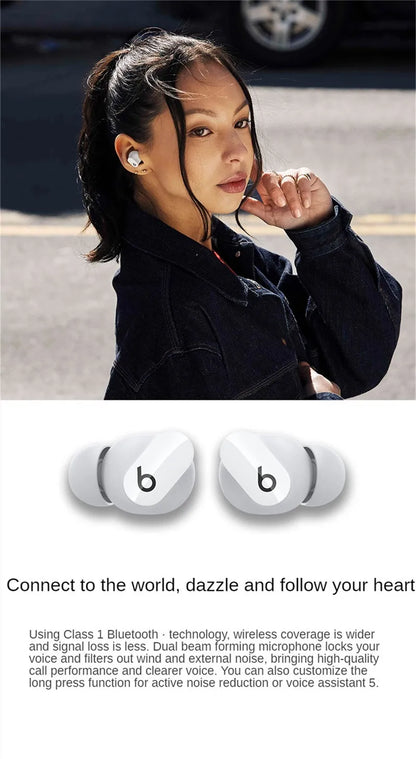B-Eats Studio Buds Wireless Bluetooth Earbuds Noise Reduction Headset Ipx4 Waterproof Earphones Compatible With  Android