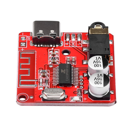 Bluetooth Audio Receiver Board Bluetooth 5.1 MP3 Lossless Decoder Micro USB 3.5mm Audio Output Amplifier Module Type-C 3W
