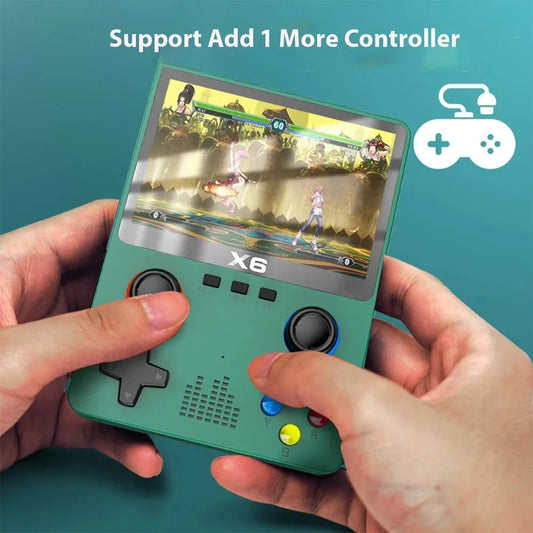 3.5 Inch X6  IPS Screen Handheld Game Players Dual Joystick 10000+ Game Retro Devices Portable Game Consoles