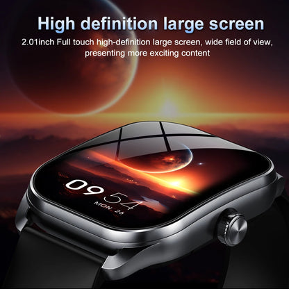 Style Curved Screen Smartwatches Men Ladies 2.01” HD 240*296 Bluetooth Call Alarm Clock Custom Photo Sports Watches Outside UXEX
